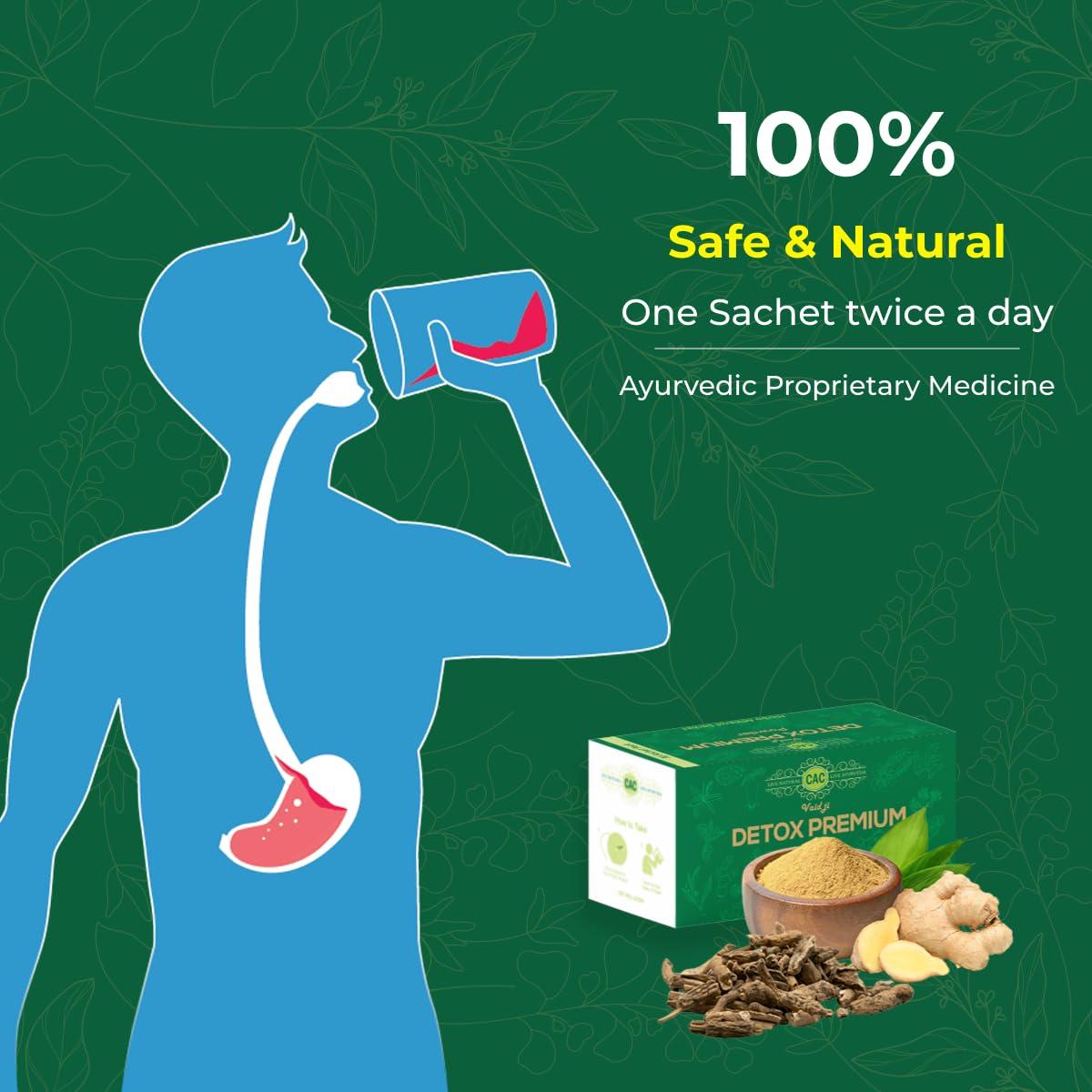 CHANDIGARH AYURVED CENTRE DrVaid Ji - Detox Premium Powder (30 Sachet)