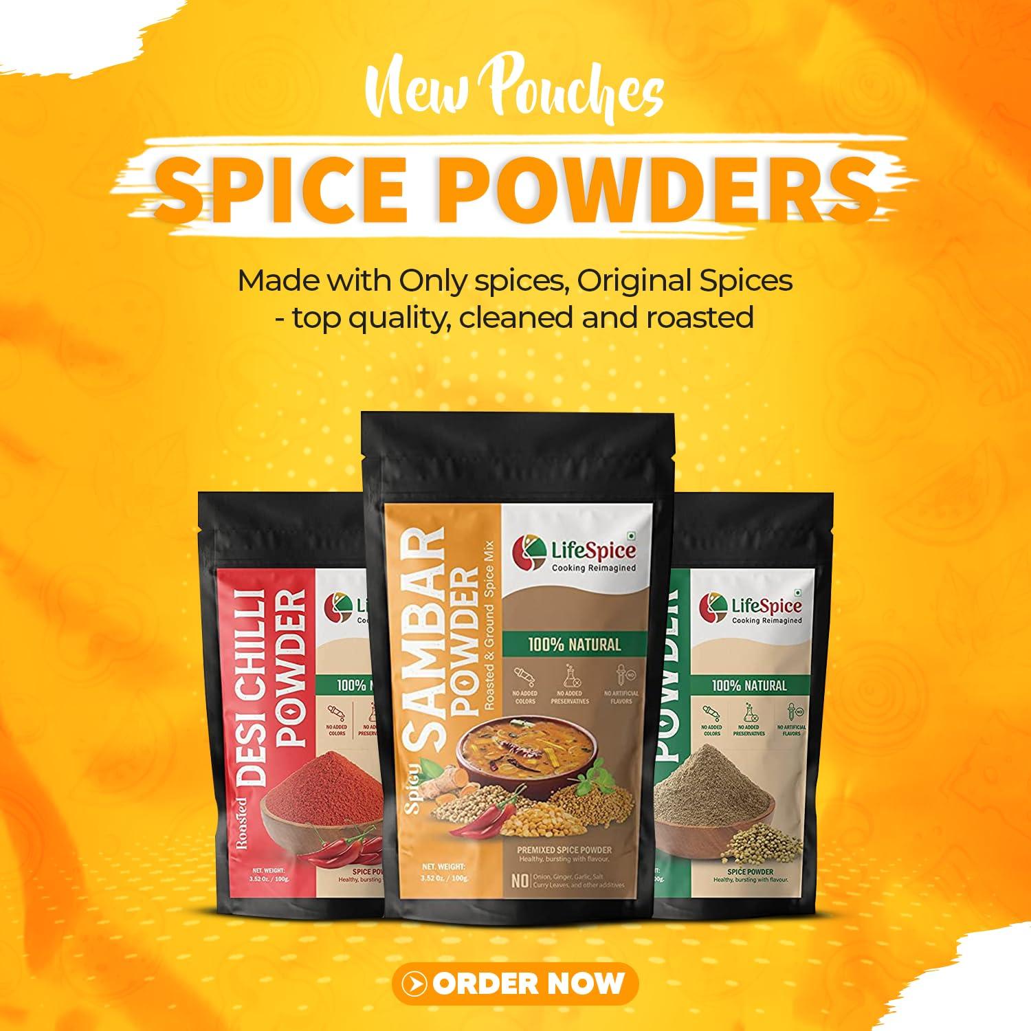 LifeSpice Cooking Reimagined Lifespice Marine marinade Spice mix - 100g pouch | With Natural Phytochemicals | In a Easy use Zip-lock pouch