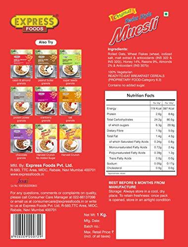 Express Foods Express Foods Swiss Style Muesli, 400g