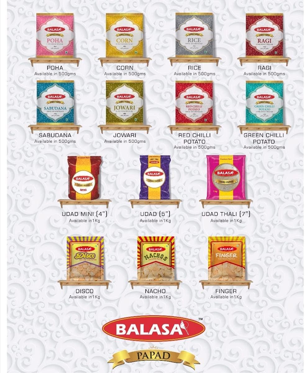 Balasa Balasa Appalam Papad 150 GMS X 3 Packets