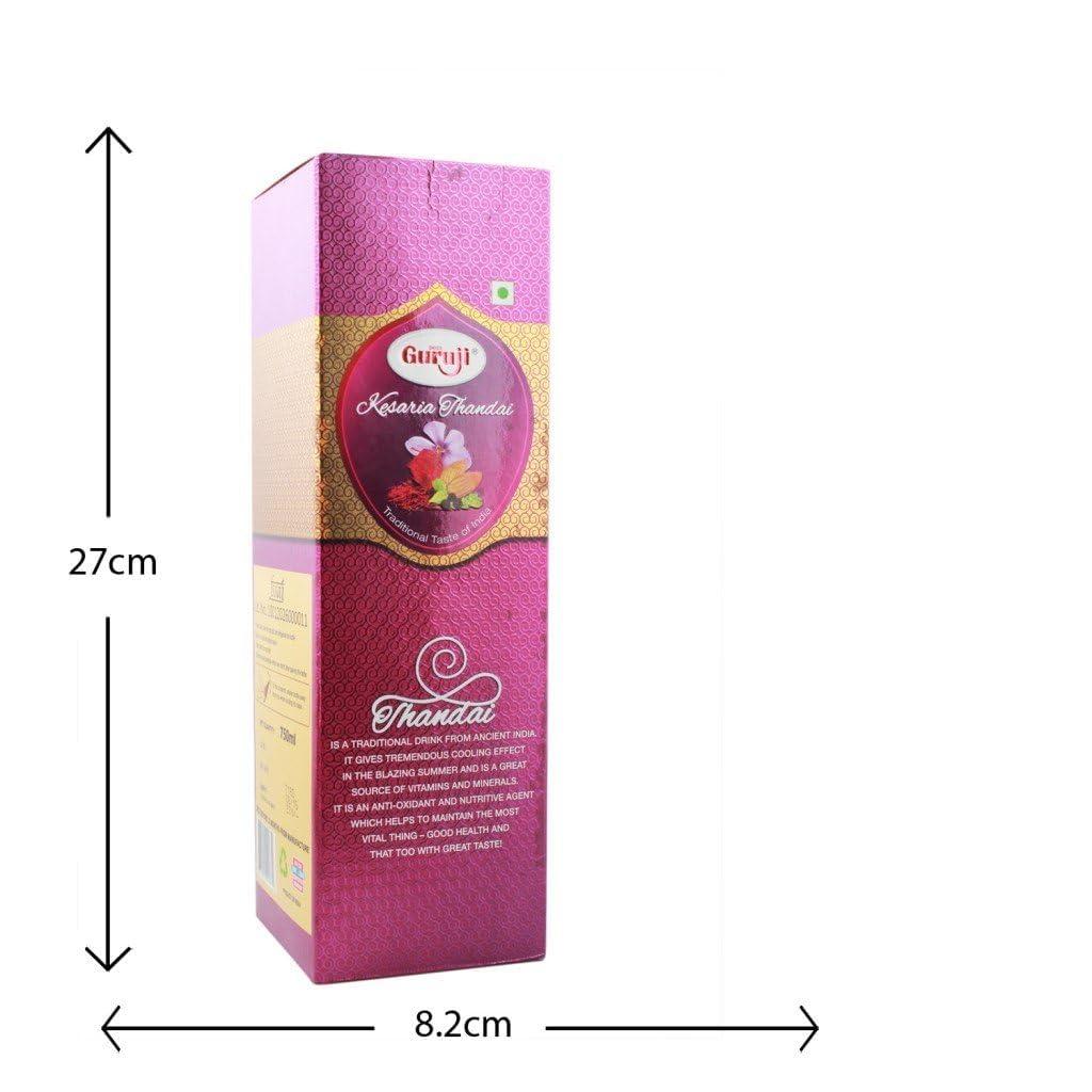 Guruji Guruji Kesaria Thandai, 750ml
