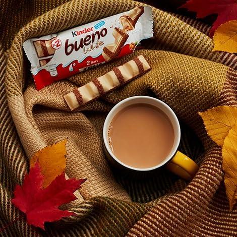 Kinder Bueno Kinder Bueno White Chocolate with Hazelnut (Pack of 3)*39g