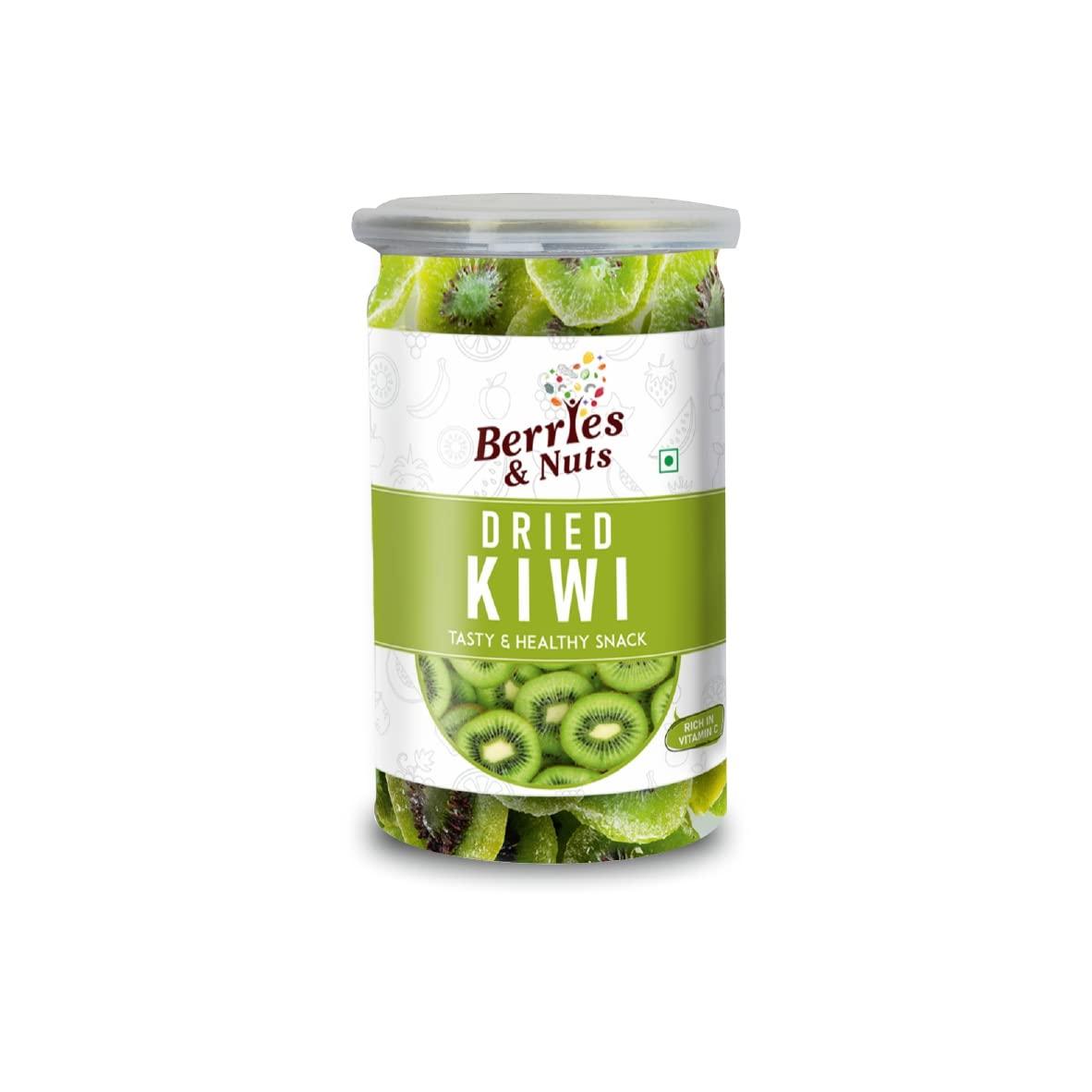 Berries And Nuts Berries And Nuts Premium Dried Fruits Gift Box | Assorted Dried Fruits Box | Fruit Mix 200 Grams, Dried Kiwi 200 Grams, Dried Cranberries 200 Grams, and Dried Pineapple Coin 200 Grams | 800 Grams Box | Dry Fruit Gift Pack for Special Ocassions | Anyt