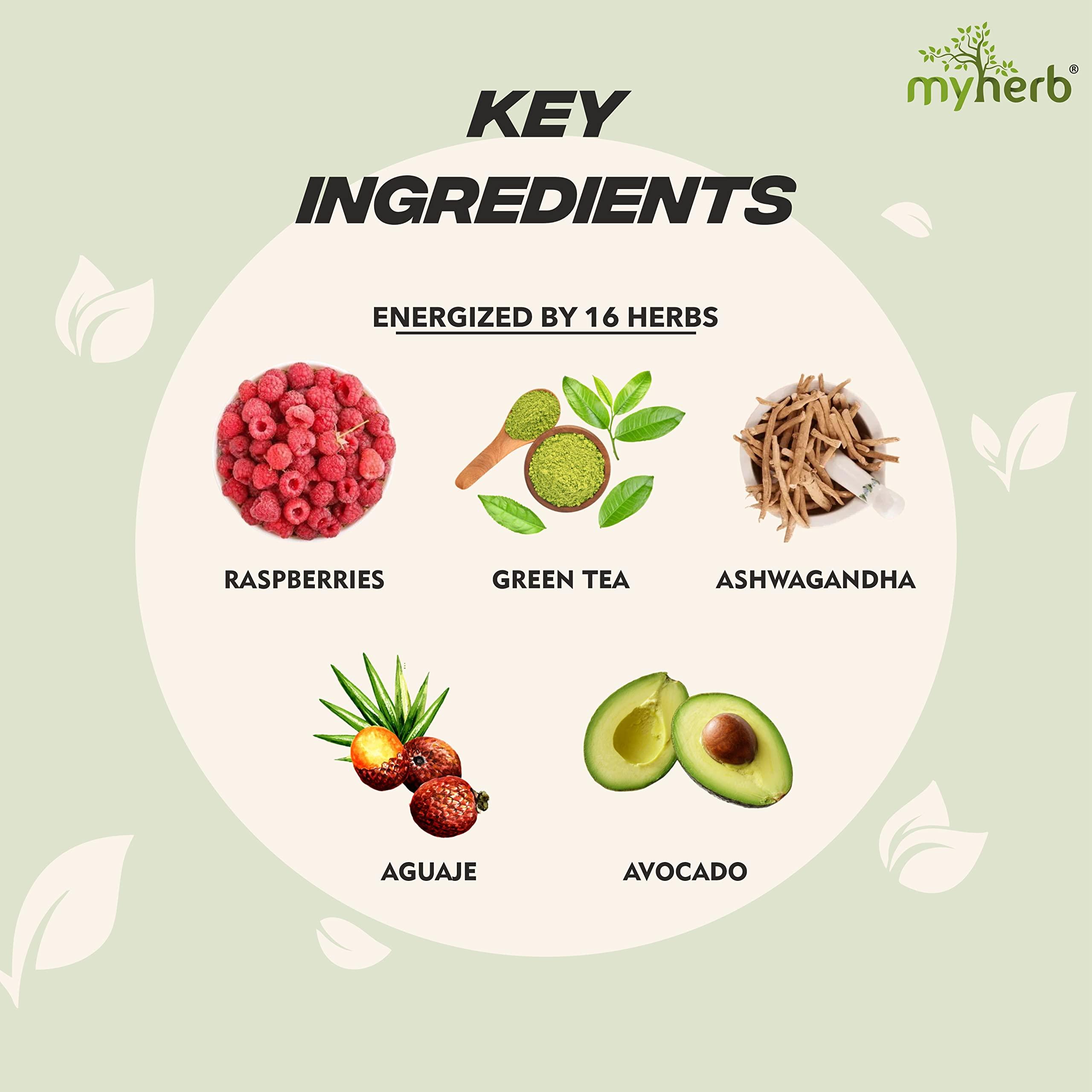 Myherb MYHERB Womens Weight Gainer,Her Gainer With 16 Herbs & Aguaje Fruit,3 High Qaulity Protien,For Weight & Mass Gainer And Muscle Growth For Women (1 kg (Pack of 1), Chocolate)