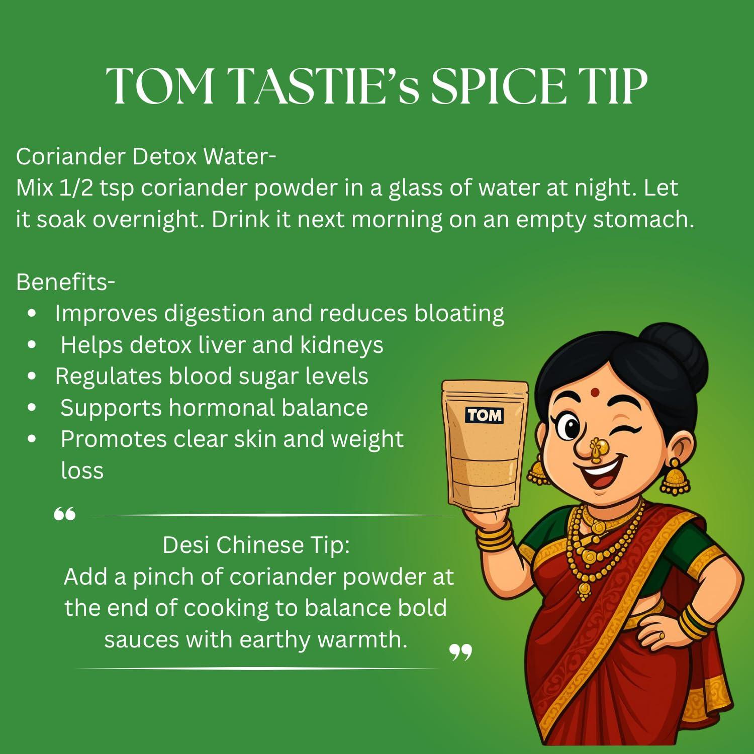 TOM taste of maa TOM Taste of Maa™ Coriander Powder, (Dhania) (500 Gm)