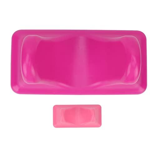 BUQE Hip Flexor Massager, Psoas Massage Tool Mellow Soreness Relief Ergonomic Portable ABS for Back (Purple and Pink)