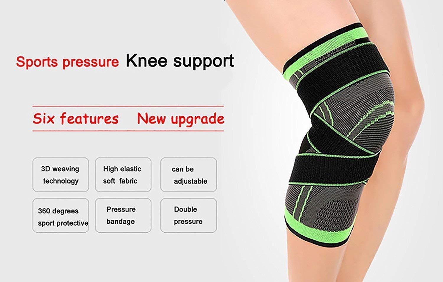 ASOONYUM HipStone Knee Sleeve, Compression Fit Support -for Joint Pain and Arthritis Relief, Improved Circulation Compression - Wear Anywhere - Single (XXXL)