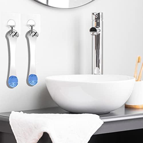 Moosec Tongue Scraper Cleaner for Reducing Bad Breath, Stainless Steel Tounge Cleaner with 2 Replaceable Tongue Brush