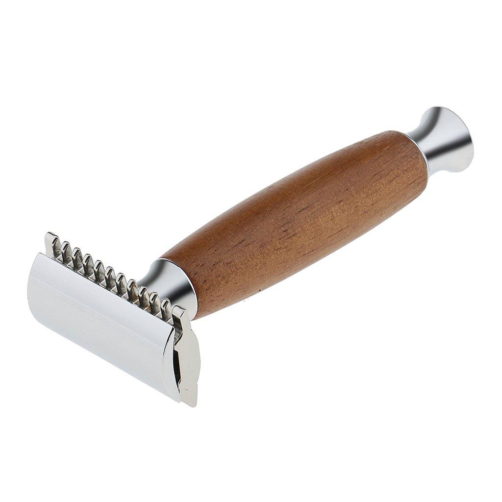 COMBR COMBR Men's Vintage Double Edge Safety Shaving Razor Alloy Classic Manual Shaver