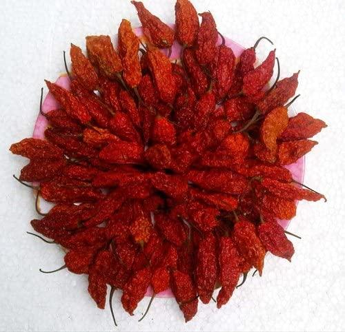 PURE PIK Pure Pik Bhut Jolokia Chilli Whole 50 Grams | Ghost Pepper | Naga Chilli | King Chilli |Raja Mirchi | Oven Dried | Organically Grown |40-45 Chilli Pods