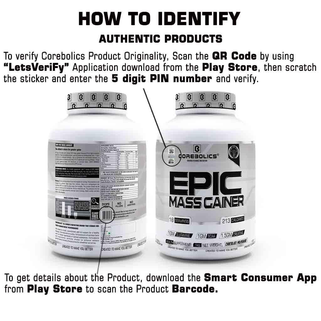 COREBOLICS SCIENCE OF ANABOLIC NUTRITION COPREBOLICS Epic Mass Gainer Chocolate (1 Kg)