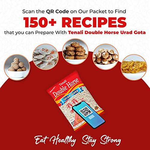 Tenali Double Horse Tenali Double Horse Urad Gota Whole 1 Kg Pack of 3