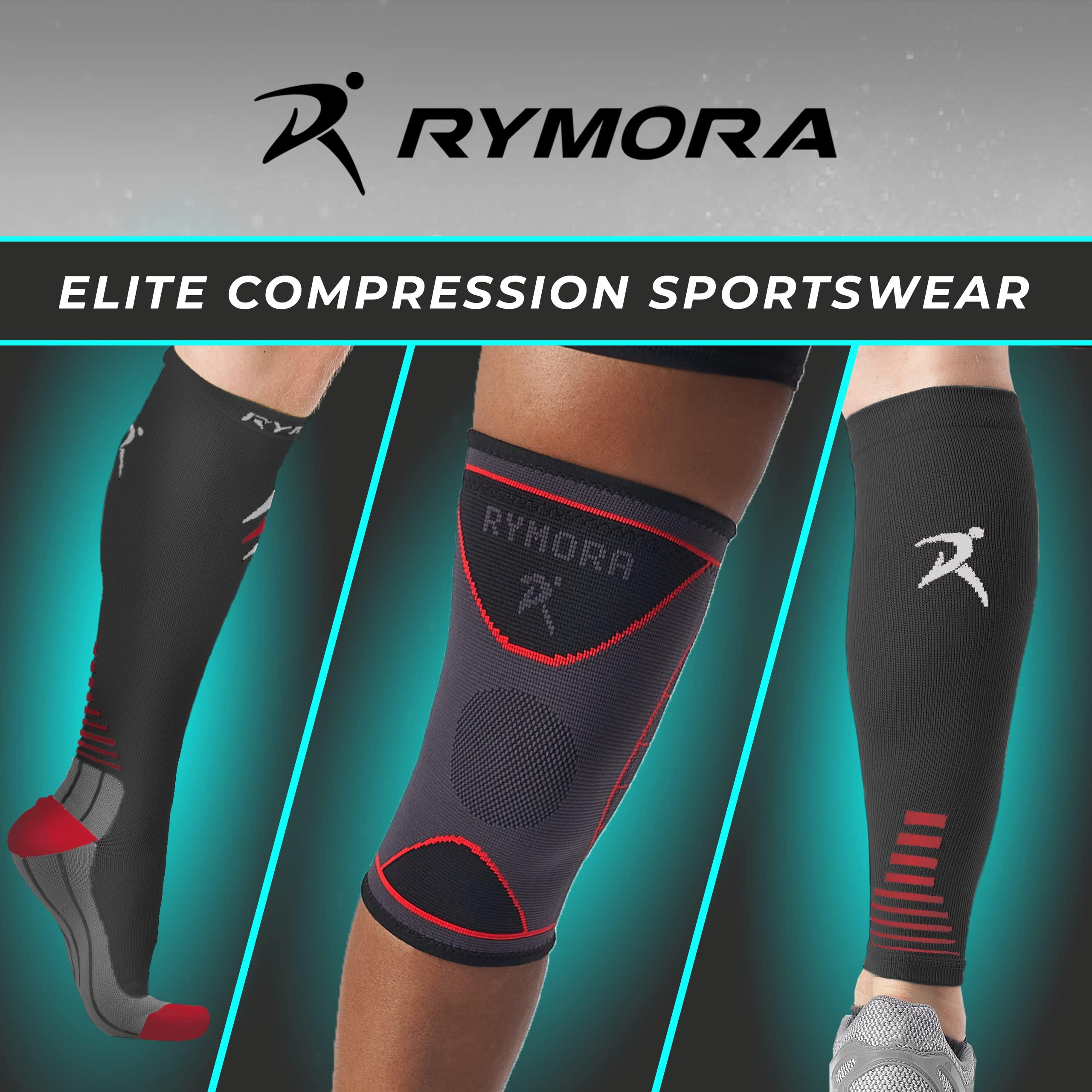 Rymora Rymora Fitness Elbow Brace- L, Compression Support Sleeve for Tendonitis, Tennis Elbow, Golf Elbow Treatment, Weightlifting & Weak Joints - Reduce Joint Pain During Any Activity!