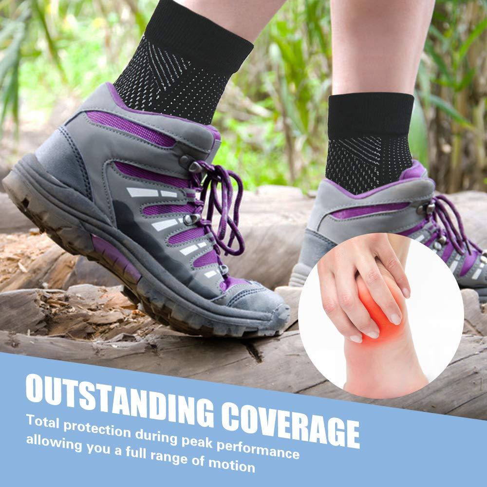 Honeytecs Honeytecs Men Women Socks with Arch Heel Support Sports Foot Sleeves