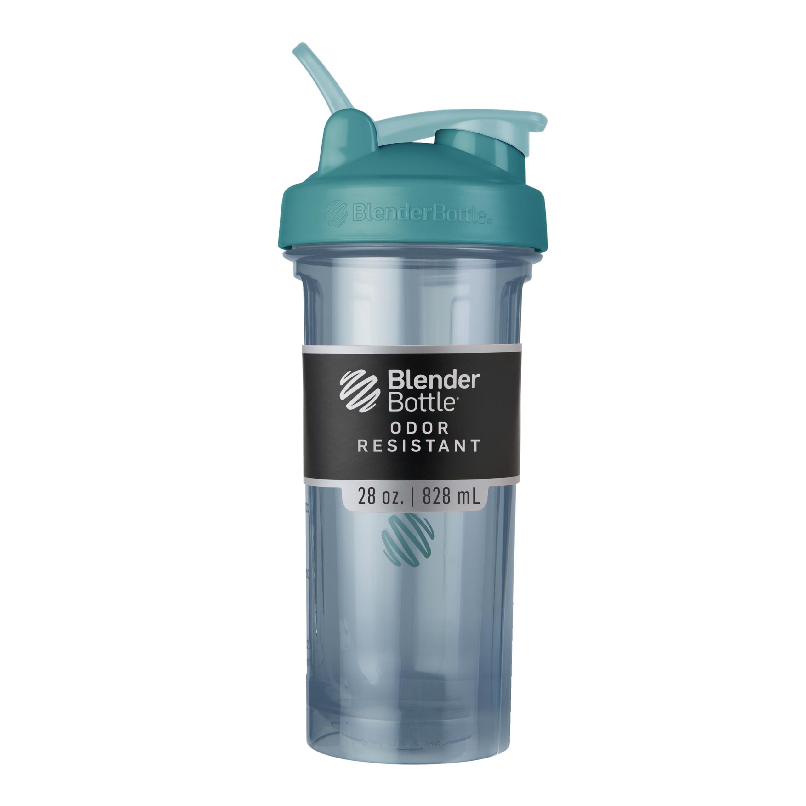 Blender Bottle BlenderBottle Shaker Bottle Pro Series Perfect for Protein Shakes and Pre Workout, 28-Ounce, Cerulean Blue