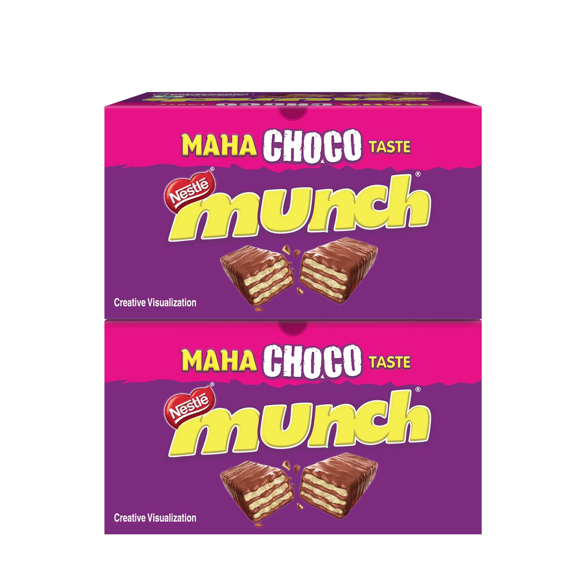Munch Nestle Munch Maha Choco Taste,(42 units,18g) x 2, 1512g, Box
