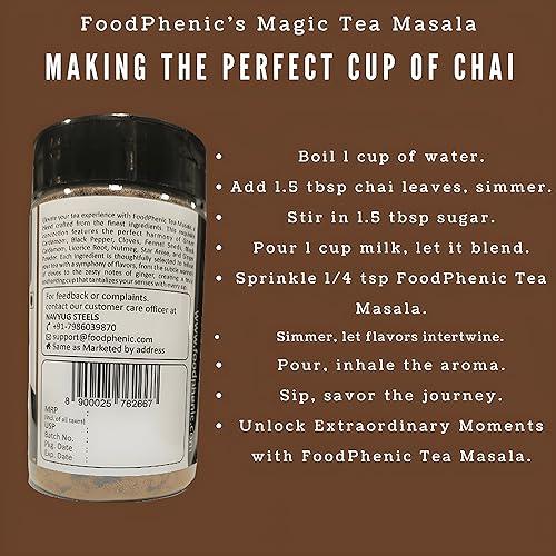 FOODPHENIC Foodphenic\'s Magic Tea Masala: Chai ki Mehfil, Masalon ka Jaadu