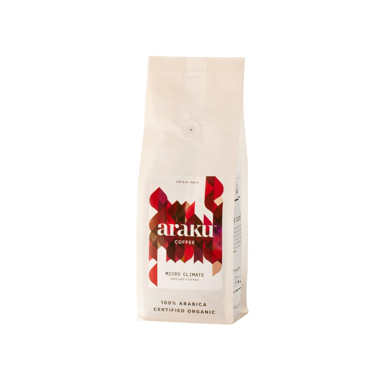 ARAKU ARAKU Coffee - Micro Climate - Freshly Roasted 100% Arabica Medium Roast Specialty Coffee - 250 g (Coarse Grind)
