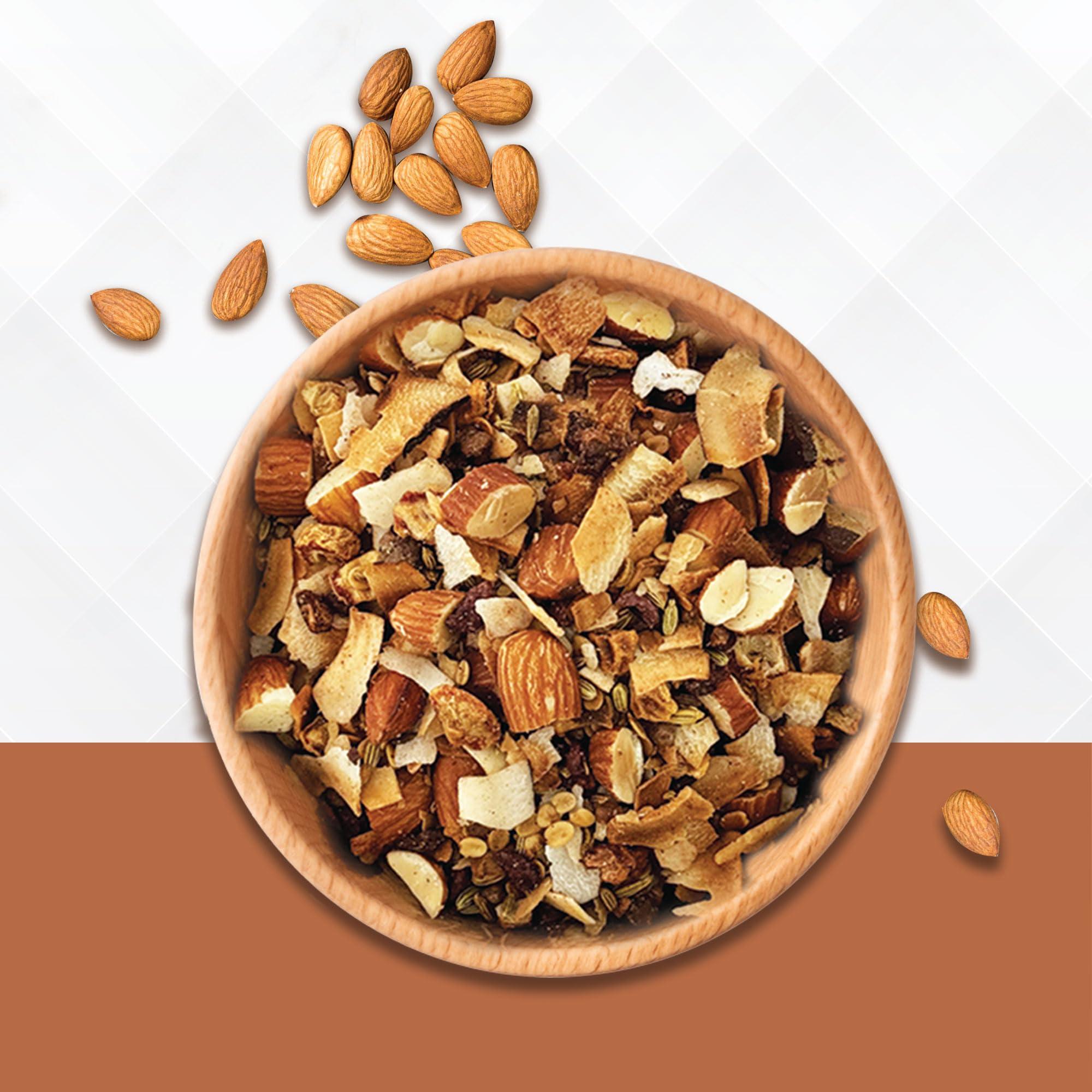 JOY SPOON JOY SPOON Joyspoon Mukhwas Mouth Fresheners (100Gm) | Dry Fruit And Seed Mix Sugar-Free Snacks | Trail Mix | Traditional Mouth Freshner | Almond Delight (Jar)