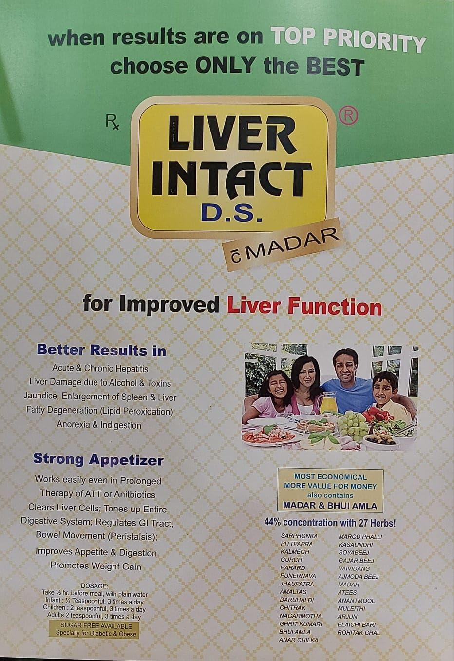 GOLD WATER Liver Intact Syrup (Natural Liver Herbal Tonic) 200ml