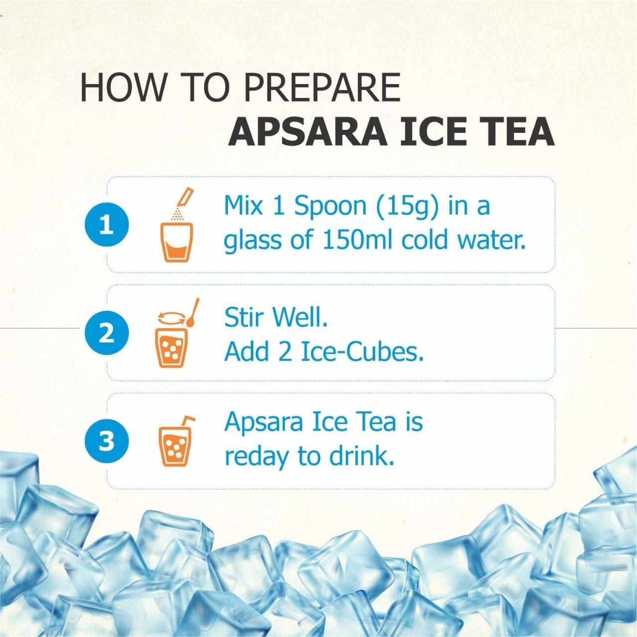 Apsara Tea Apsara Tea Instant Premix Lemon Ice Tea 1Kg | 2 In-1 Tea, Lemon Flavoured Iced Tea, And Hot Lemon Tea | Refreshing Summer Drink | Ready To Drink Ice And Hot Green Tea | Lemon Tea | Iced Tea