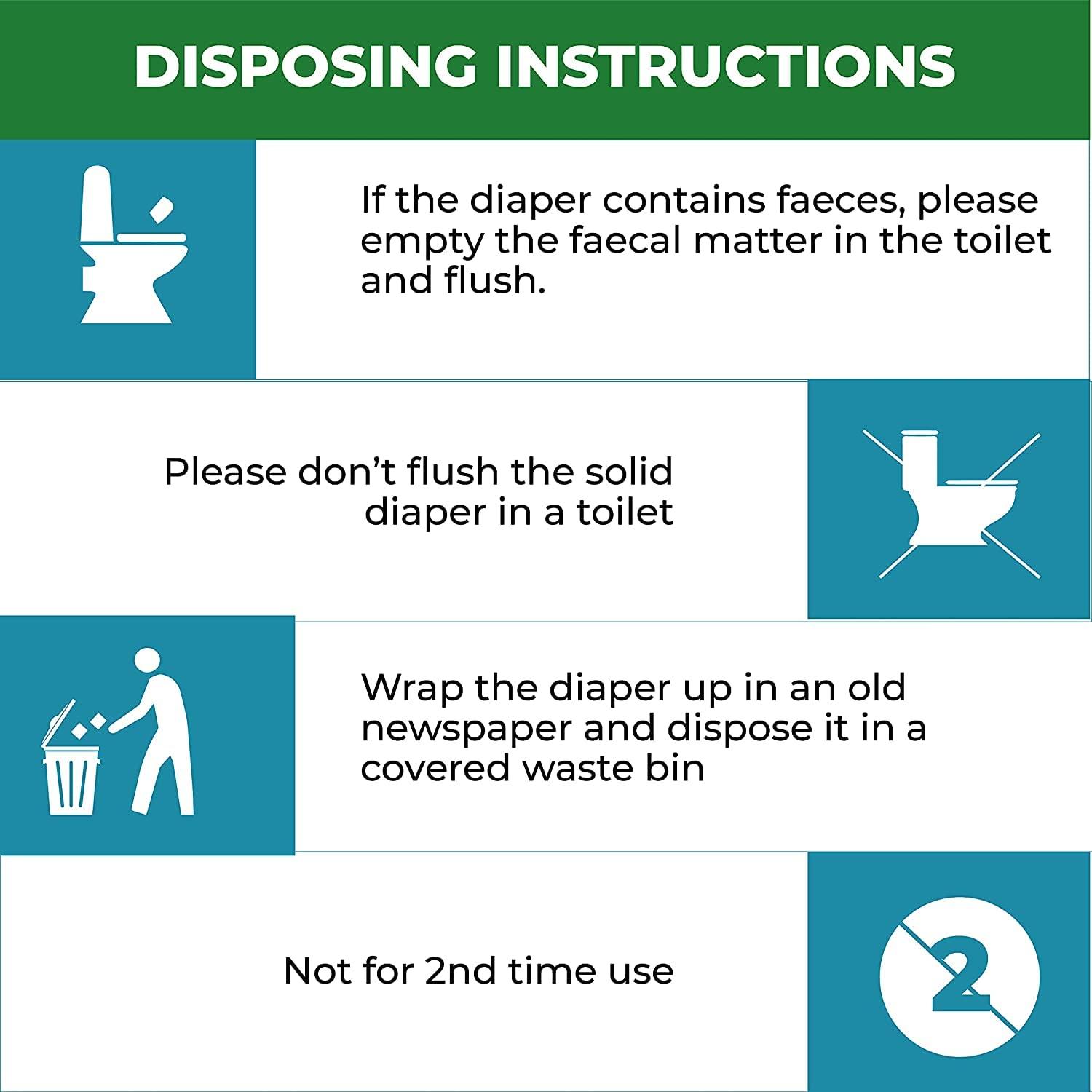 Tinkle Tinkle Adult Diaper Tape Style, Adult Diaper Large Size, Waist (101-140cm, 40\"-55\"), Odour Control, Unisex with Wetness Indicator, Leakproof, Super Absorbent, Overnight Protection, (10 Count)