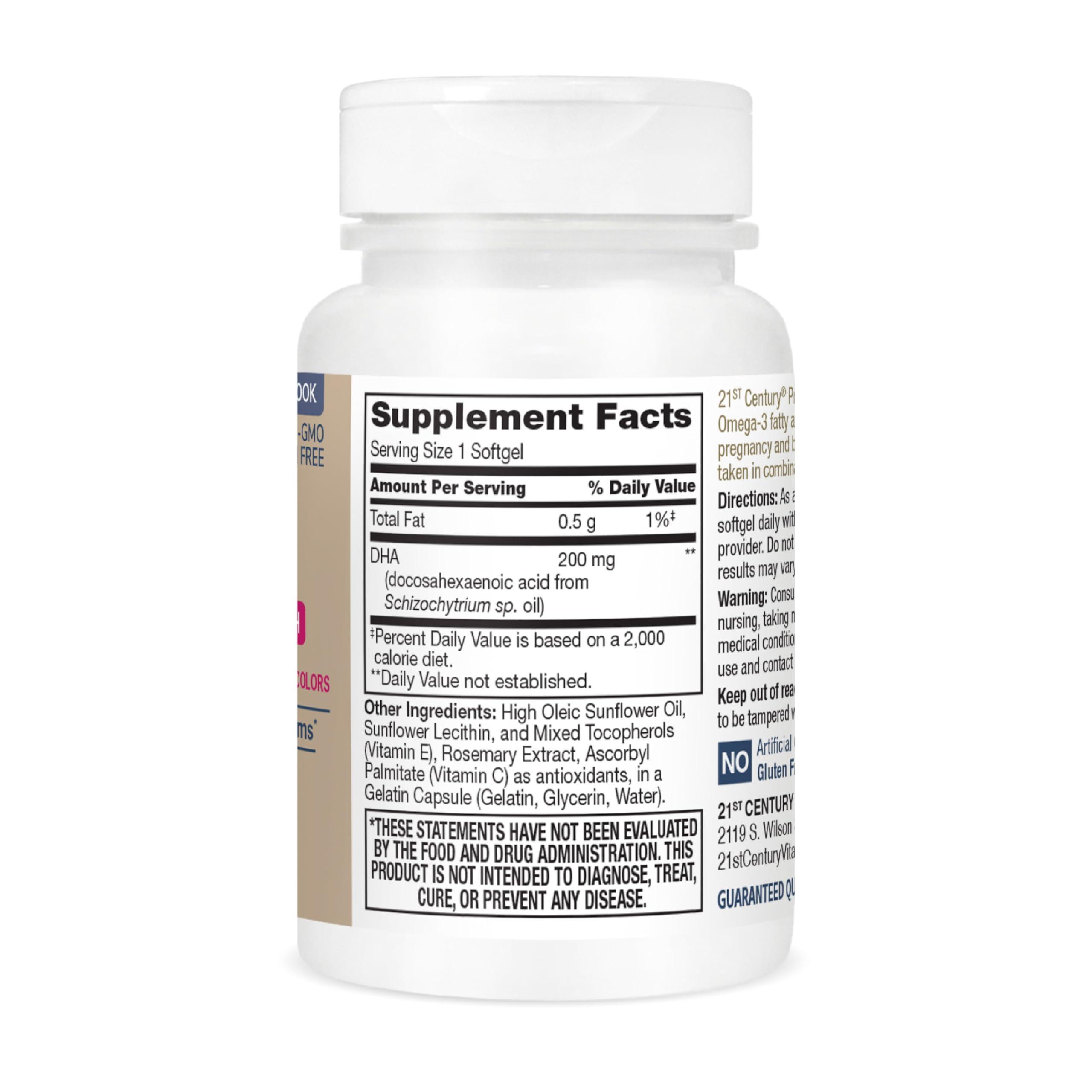 21ST CENTURY 21st Century 21st Century PreNatal DHA Softgels, 30 Caps