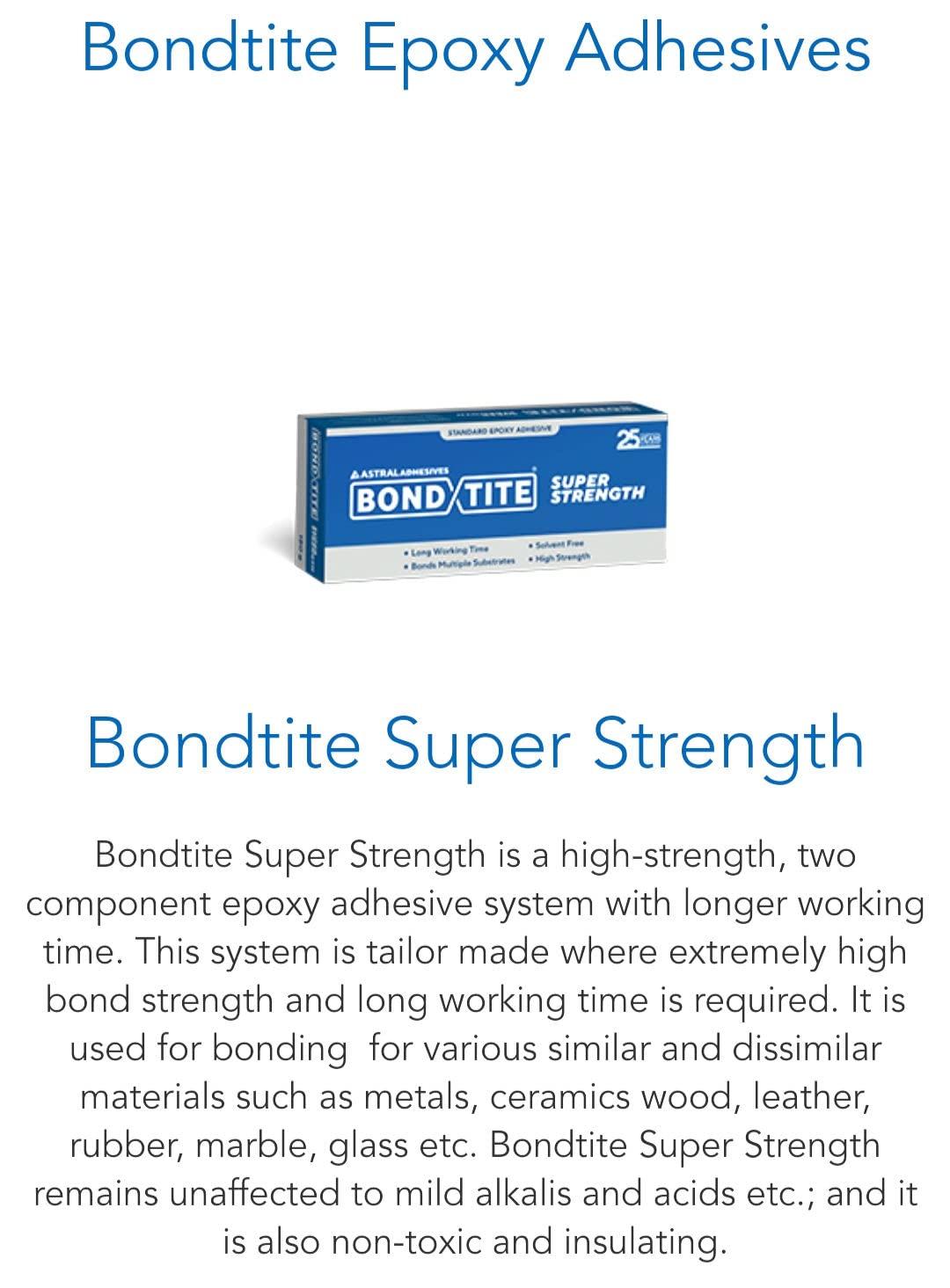 Generic 2 BondTite Metallic & 2 BondTite Super Strenght - Pack of 1