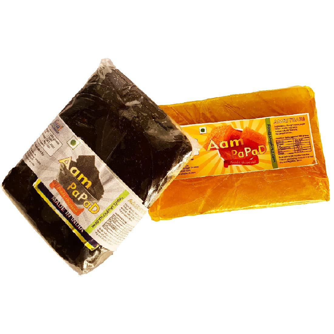 Foods.shopkruz Foods.shopkruz Combo of Khatta aam papad & Meetha Aam Papad & lachha aam papad 200 GRAMS EACH