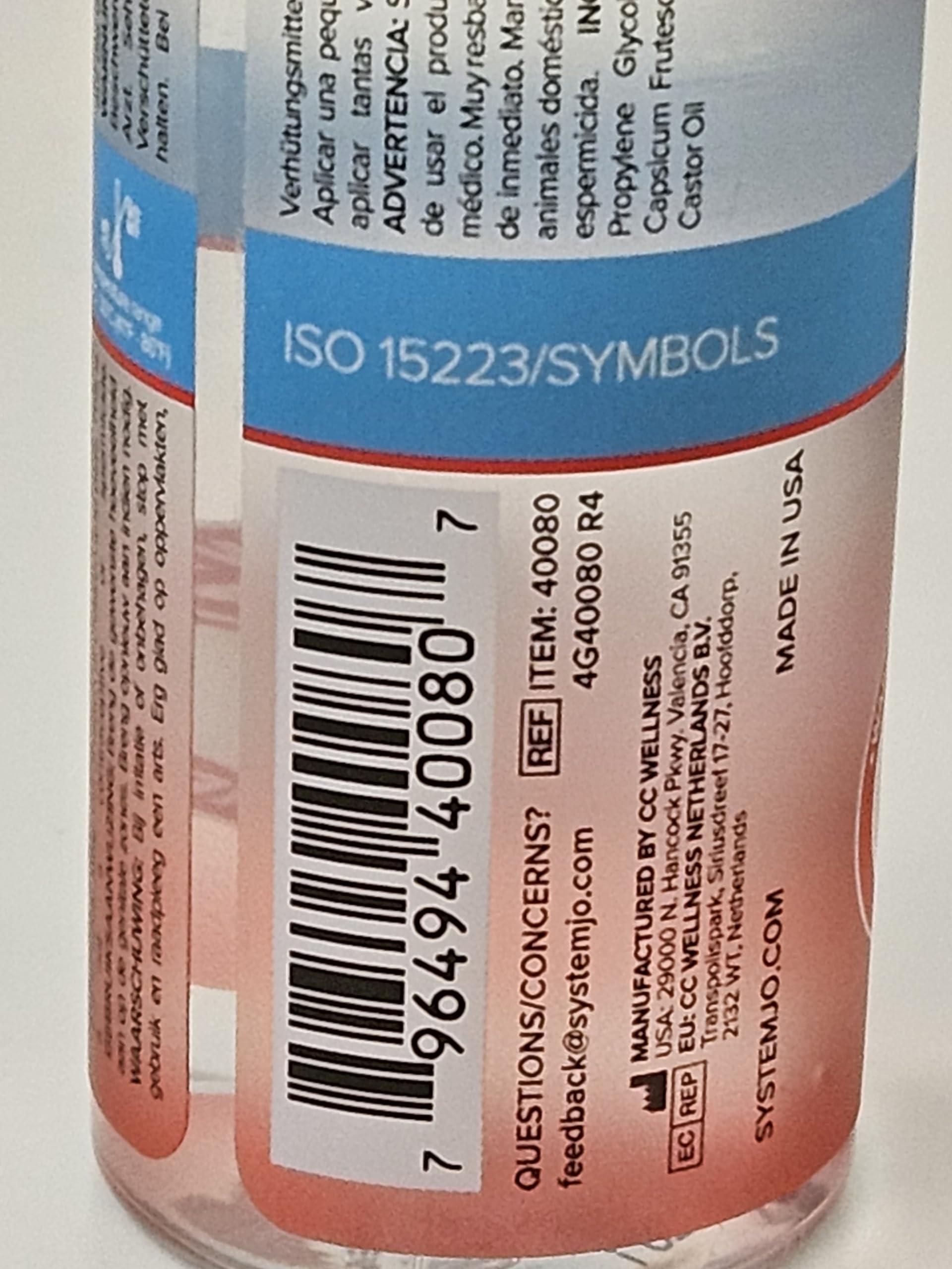 JO System Jo H2O Warming Lubricant, 60ml