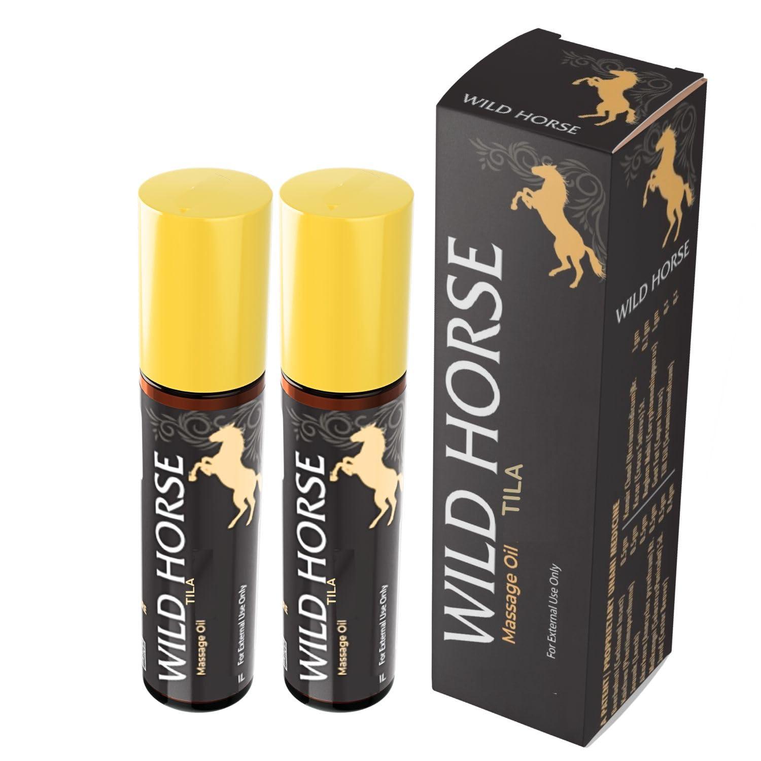 WILD HORSE TILA WILD HORSE TILA UNANI MASSAGE OIL | 100% NATURAL 16ml, Pack of 1 Bottle (2)