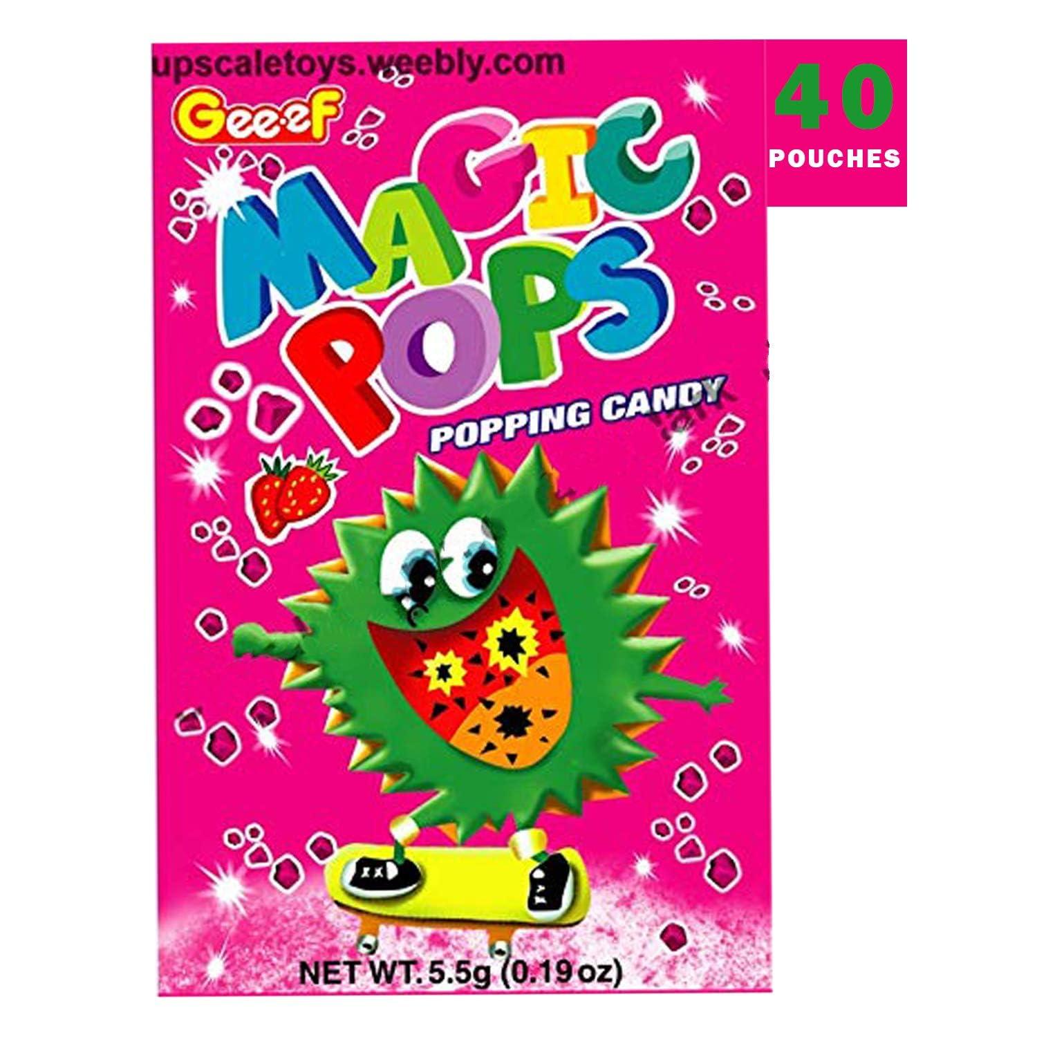 Generic Magic Pops Popping Unique Candy Box 200gm (Strawberry Flavor)