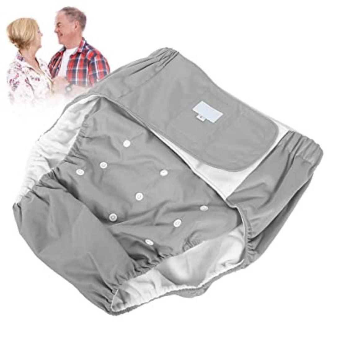 Salma's Tinytots Salma\'s Tinytots Adjustable, Washable, Reusable Diapers for Adult, Bedwetting Incontinence underwear, Protector & Underpad For Men, Women & Adult cloth diapers Comes With Organic Cotton Insert Size XL