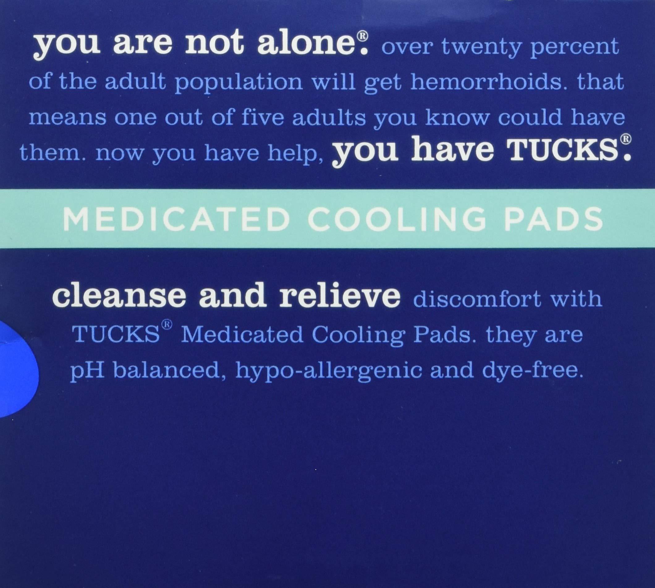 Tucks Tucks Medicated Witch hazel hemorrhoidal Pads, 100 Count Pads