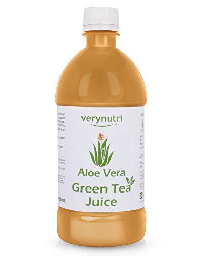 verynutri Verynutri Aloe Vera Green Tea Juice 600 Ml | Helps Body to Achieve and Maintain Healthy Weight.