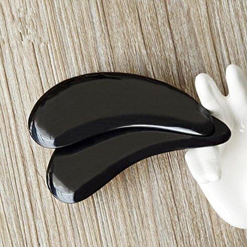 NavaFresh Basics NavaFresh Basics Large Natural Buffalo horn SPA Scraping Plate Body Massager nese Traditional Acupuncture Massage Gua Sha Board Scrape Therapy