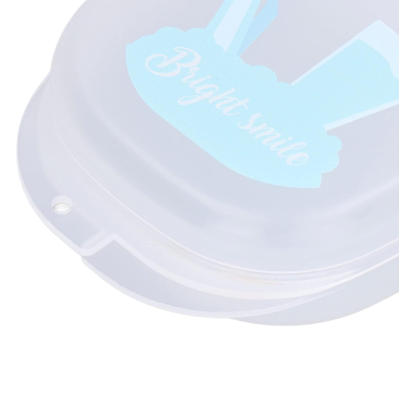 Fabater Denture Storage Box, Anti Impact Firm Sturdy Mouth Guard Container Waterproof Denture Case for Home Travel for Dental Clinic