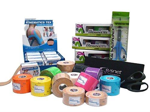 Spol Spol Kinematics Tex Sports Muscle Kinesiology Tape (5cmx5mtr, Blue)