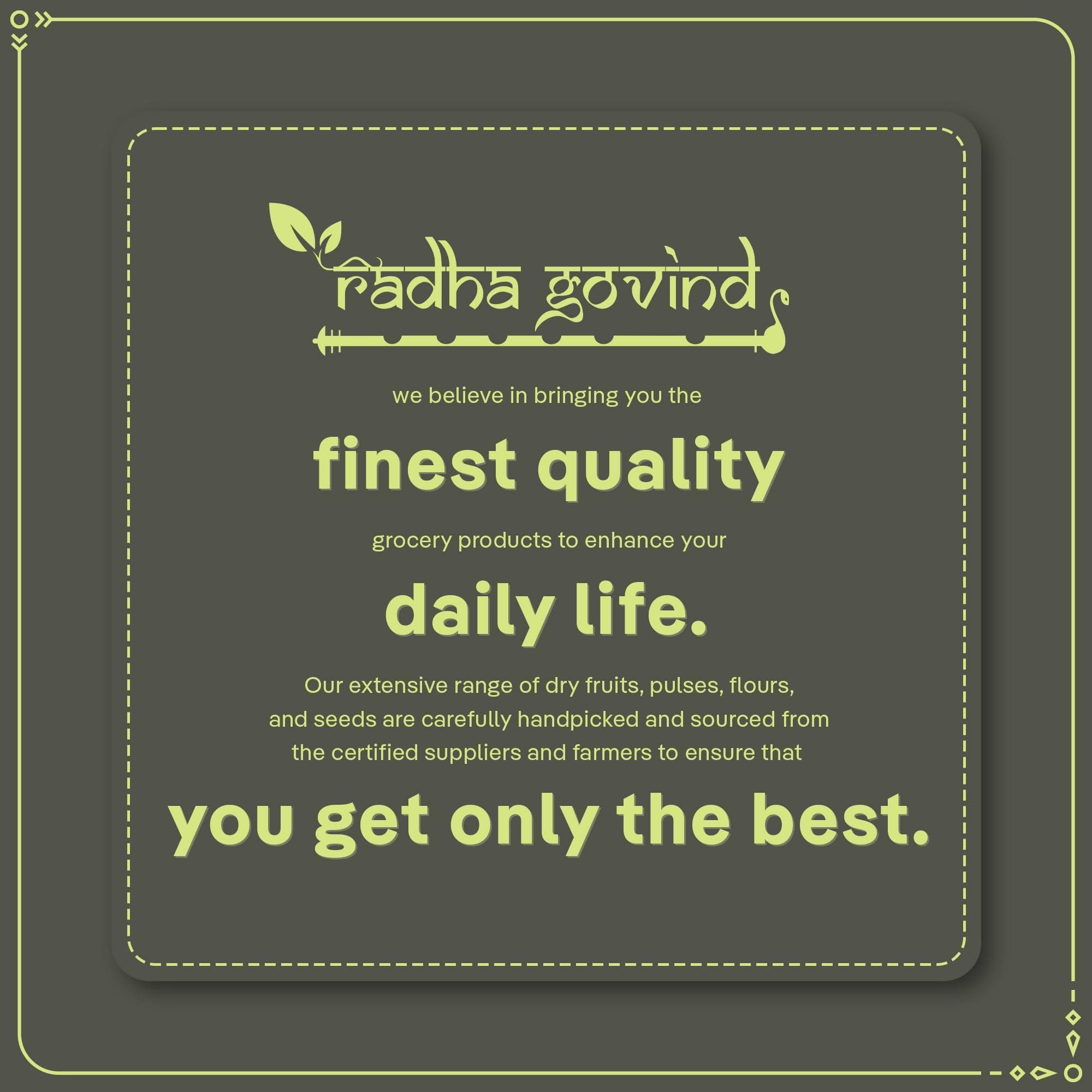 RADHA GOVIND Radha Govind Organic Chana Sattu Powder | Fiber-Rich Sattu 1Kg