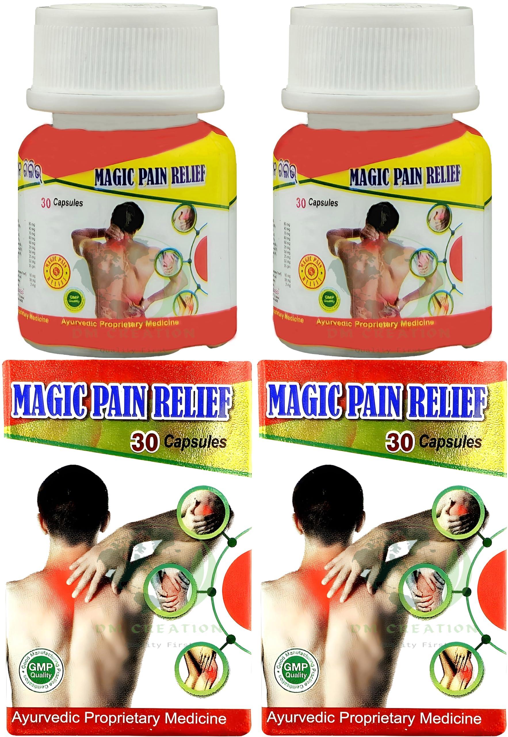 DM CREATION MAGIC PAIN RELIEF 30 CAPSULE (Pack of 4) FOR JOINT PAIN RELIEF