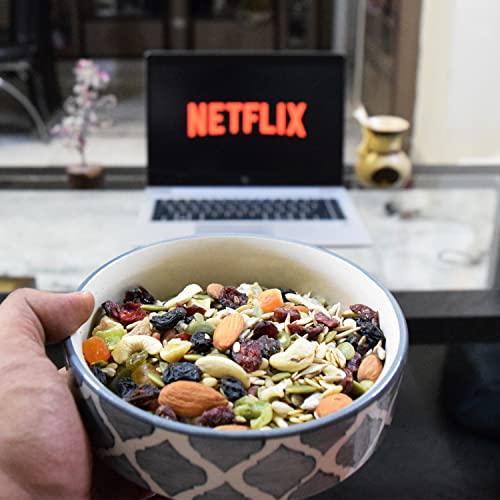 FLAVORIDE FLAVORIDE Premium Trail O Max Healthy Fitness Daily Dose Dose Mixture Of Dry Fruits Nuts Seeds & Berries Roasted Crunchy Mixed Nut Super Food Delicious Healthy Breakfast Snacks -1 Kg