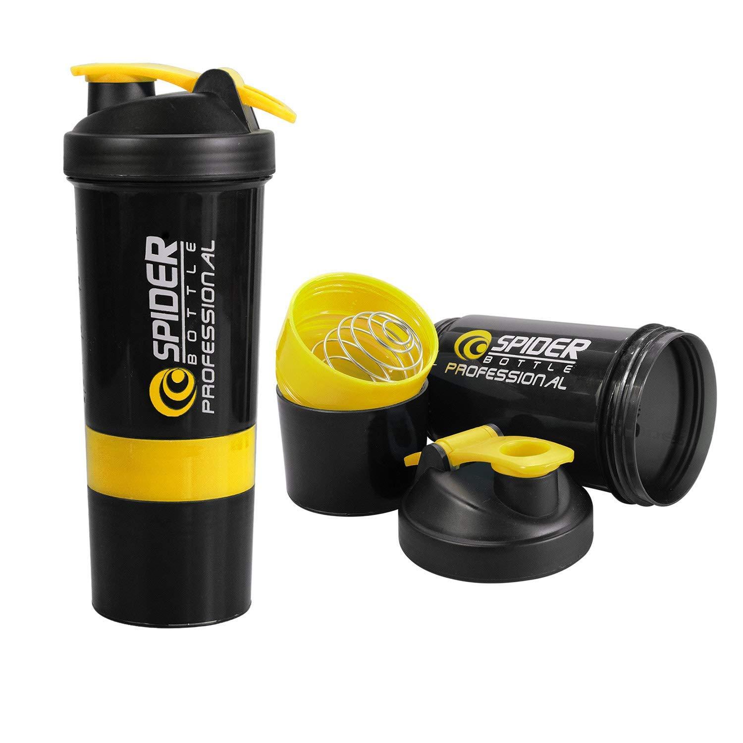 ODDCLICK BG Bazzar Gali Special yugg Spider Protein Shaker Bottle for Gym (500 ml, Assorted Colour)