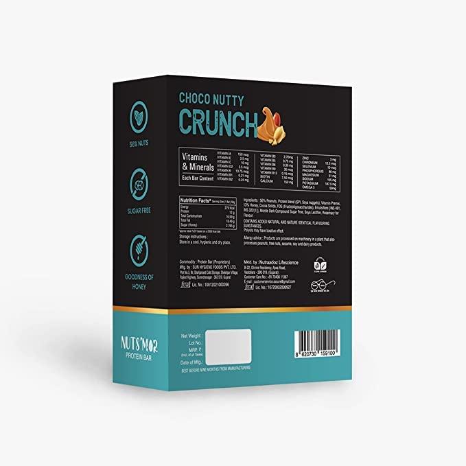 NUTS'MOR NUTS'MOR Protein Daily Choco Nutty Crunch12g Protein Bar Protein Blend (300g) & Protein Muesli protein with goodness of jaggery and honey cocoa almonds (440gm)