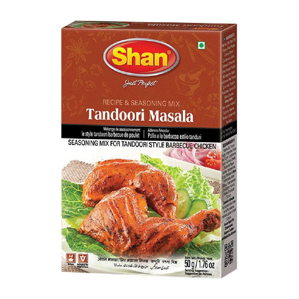Shans Shan Tandoori Masala, 1.76 oz / 50 g, 8 Pack