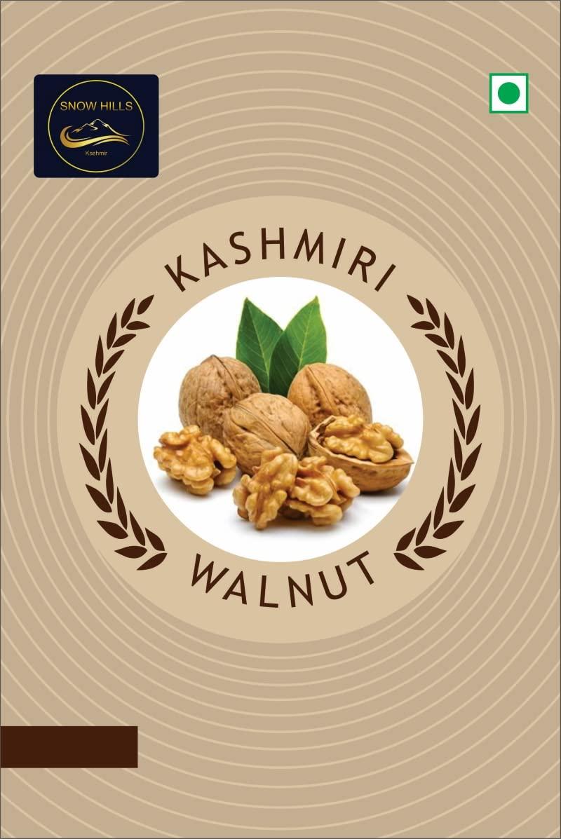 Snow Hills Kashmir Desi Indian Walnut(Desi akhrot) (1kg)
