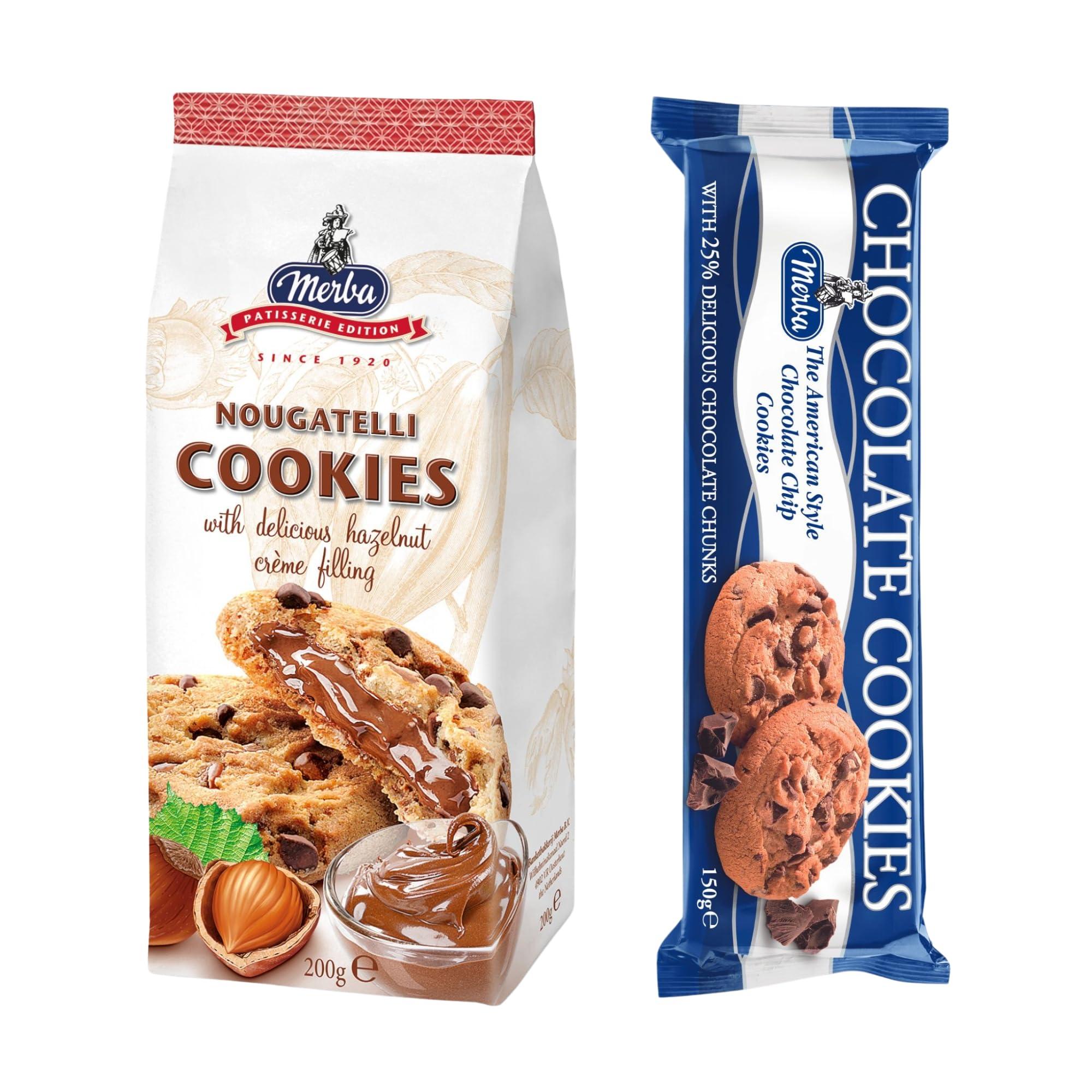 Merba Merba |Pastre Nougatelli Cookies|Choclate Cookies 25%|Combo Of 2