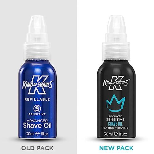 King of Shaves King of Shaves Kinexium Shaving Oil, Sensitive, 0.6 Ounce