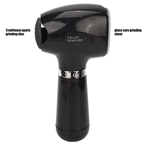 Jaerb Foot File Sander, Foot Callus Remover Remove Calluses Electric Double Grinding Automatic Pedicure for Men for Home Use (Black)