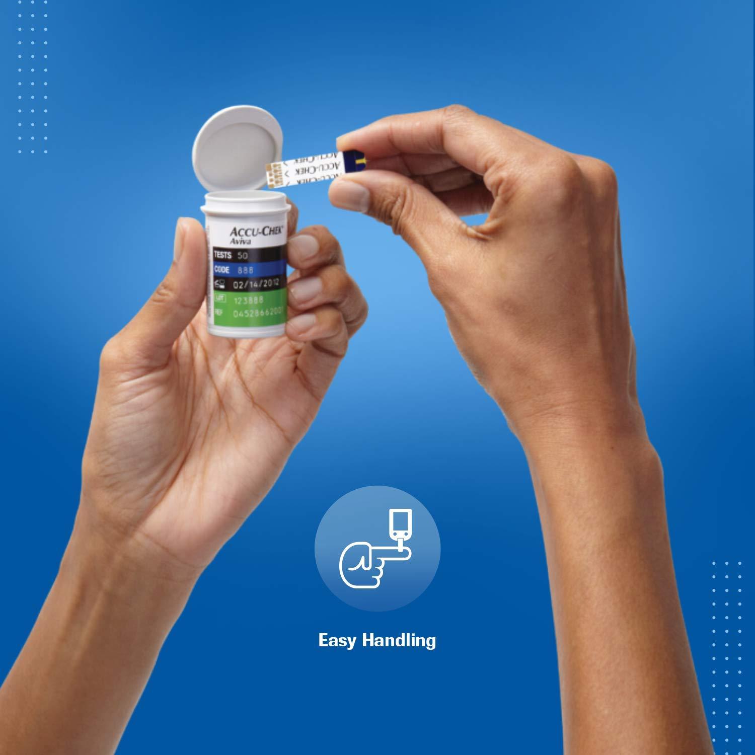 Accu-Chek Accu-Chek Aviva 50 Test Strips (White)