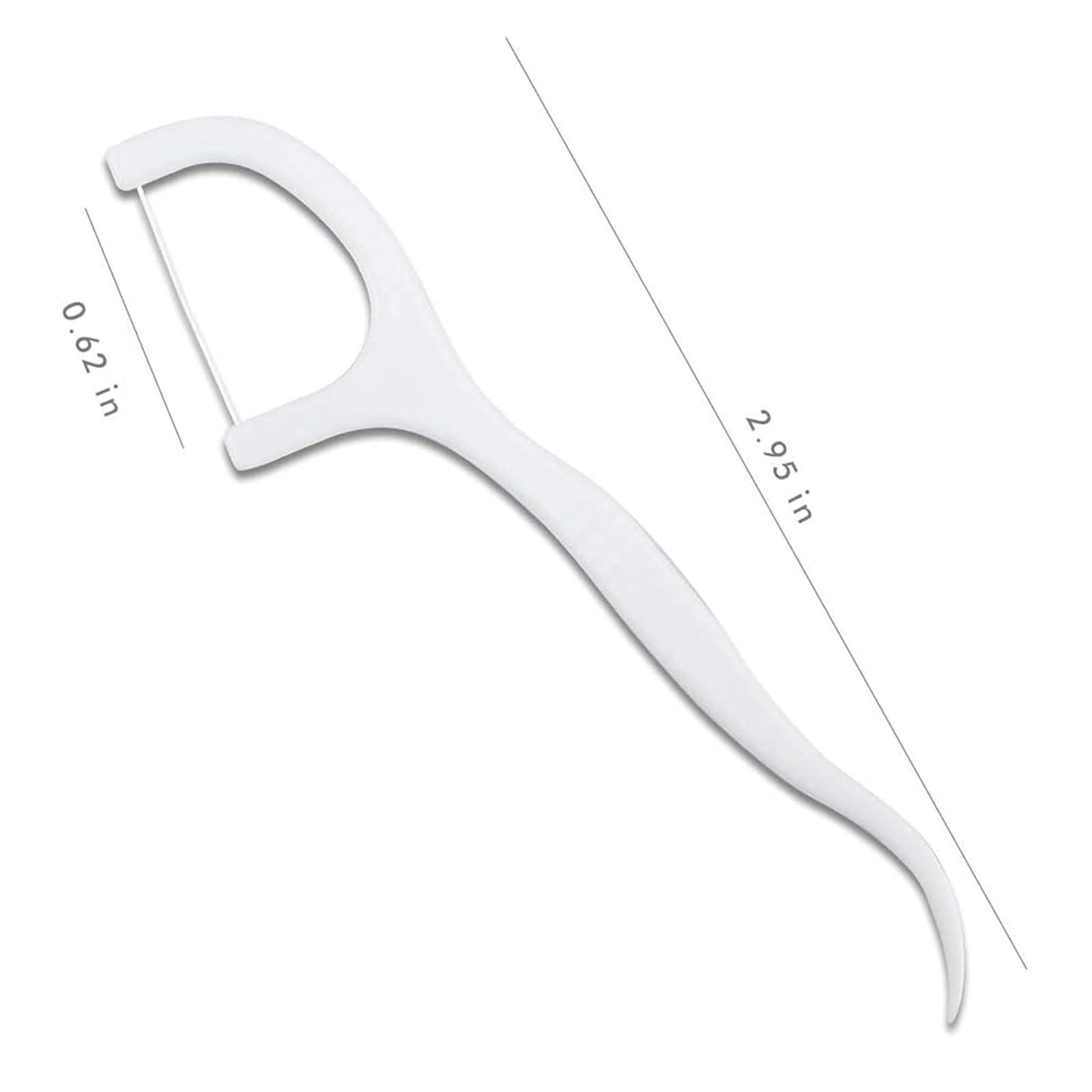 TPmax Dental Flossers Each Individually Wrapped, Floss Singles Bag, Travel Hotel Restaurant Office Car Dental Floss, Floss Picks Oral Care Teeth Clean Flat Wire,300 Count (300CountPacked Individually)